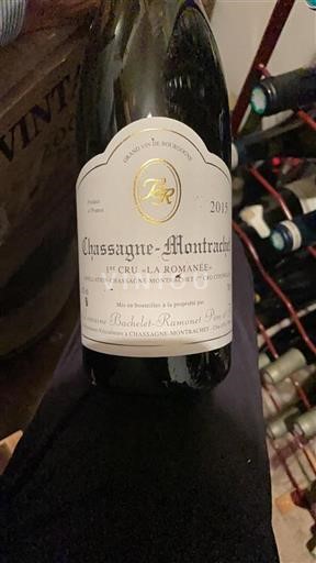 Bourgogne Chassagne-montrachet Premier Cru Domaine Bachelet-Ramonet Père et Fils La Romanée 2015