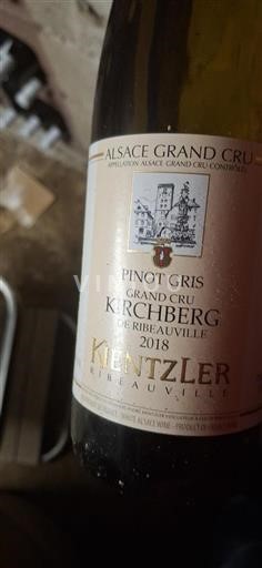 Elzas Alsace Grand Cru Grand Cru Kientzler Kirchberg de Ribeauvillé 2018