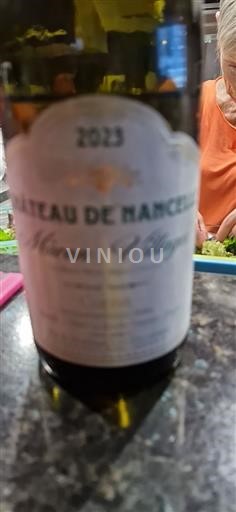 Vin Blanc sec Château Mancey 2023 France Bourgogne Mâcon et mâcon-villages AOC
