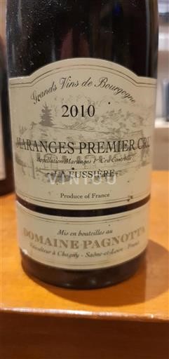 Bourgondië Maranges Premier Cru Domaine Pagnotta La Fussière 2010