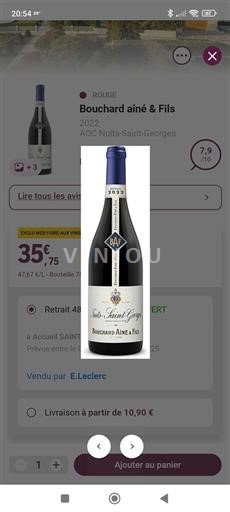 Burgundija Nuits-Saint-Georges Bouchard Aîné & Fils 2022
