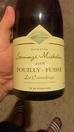 Bourgogne Pouilly-fuissé Domaine Saumaize-Michelin Les Courtelongs 2018