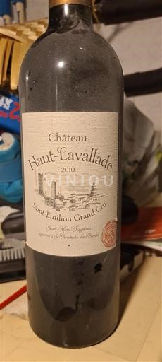Bordeaux Saint-Émilion Grand Cru Grand Cru Château Haut-Lavallade 2010