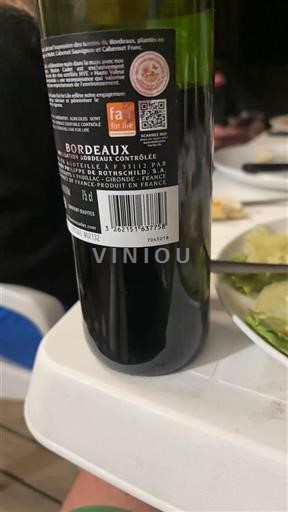 Bordeaux Baron Philippe de Rothschild Senza annata