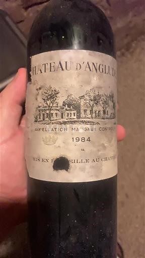 Bordeaux Margaux Château Angludet 1984