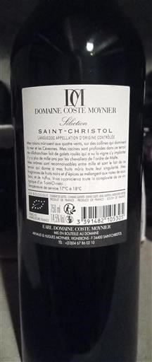 Langvedok Languedoc Domaine Coste Moynier Sélection 2023