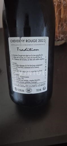 Údolí Loiry Cheverny Domaine Sauger Tradition 2023