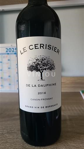 Bordeaux Canon-Fronsac Château La Dauphine Le Cerisier 2016