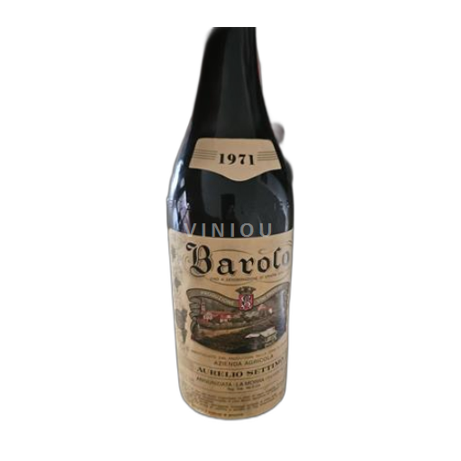 Piemonte Barolo Azienda Agricola Aurelio Settimo 1971