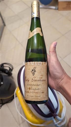 Alsasko Grand Cru Rolly Gassmann Gewurztraminer de Rorschwihr Sélection de Grains Nobles 2017