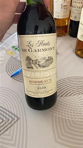 Bordeaux Les Hauts de Garmont 2009