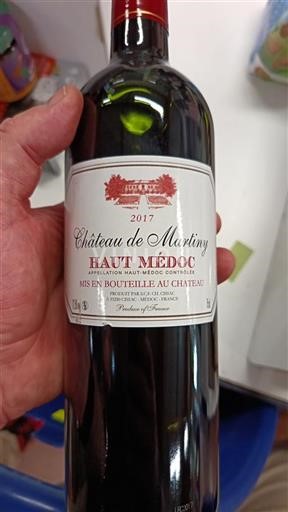 Bordeaux Haut-Médoc Château Martiny 2017
