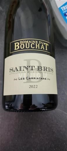 Bourgondië Saint-Bris Domaine Bouchat Les Carriatans 2022