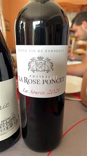 Bordeaux Château La Rose Poncet La Source 2021