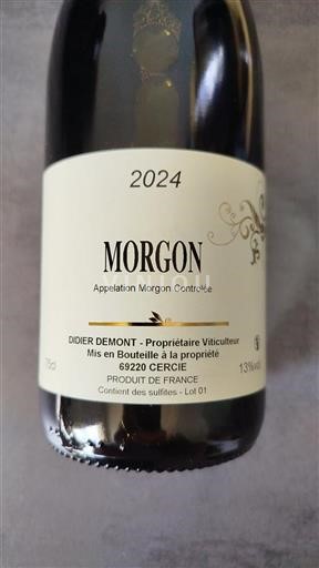 Beaujolais Morgon Didier Demont 2024