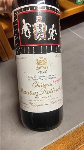Vin Rouge sec Château Mouton Rothschild 1994 France Bordeaux Pauillac AOC Premier Grand Cru Classé