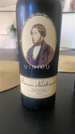 Bordeaux Pauillac Baron Philippe de Rothschild Baron Nathaniel 2014
