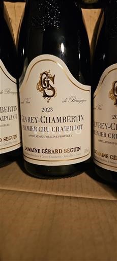 Bourgogne Gevrey-chambertin Premier Cru Domaine Gérard Seguin Premier Cru Craipillot 2023