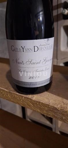 Bourgondië Nuits-saint-georges Guy & Yvan Dufouleur Les Creux - Fraîches Eaux 2018