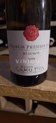 Bourgogne Chablis Premier Cru Maison Camu Fils Beauroy 2018