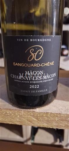 Burgundy Mâcon and Mâcon-Villages Sangouard-Chêne Esprit de Famille 2022
