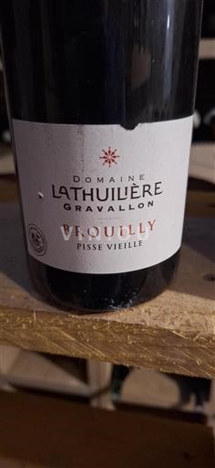 Beaujolais Brouilly Domaine Lathuillère Gravallon Pisse Vieille 2020