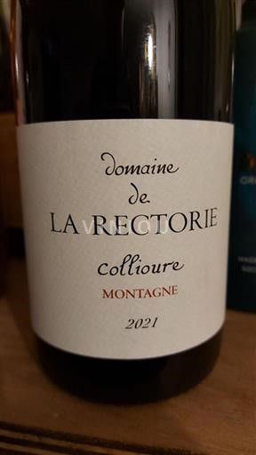 Roussillon Collioure Domaine La Rectorie Montagne 2021