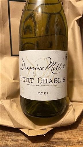 Bourgogne Petit-chablis Domaine Millet 2021