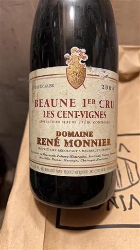 Burgund Nicht spezifiziert Premier Cru Domaine René Monnier Les Cent-Vignes 2004
