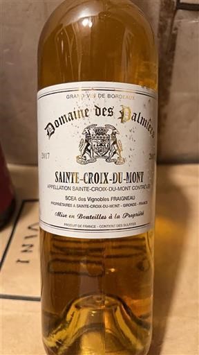 Bordeaux Sainte-Croix-Du-Mont Domaine Des Palmiers 2017