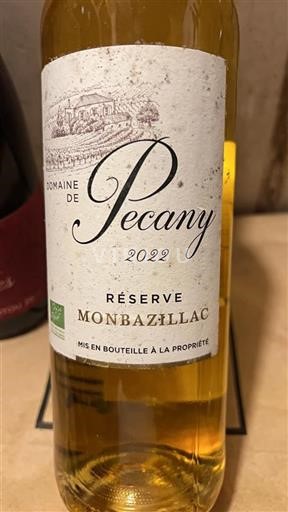 Jihozápad Monbazillac Domaine Pecany Réserve 2022