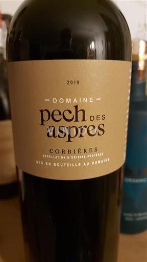 Linguadoca Corbières Pech des Aspres 2019