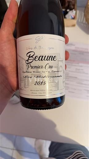 Bourgogne Beaune Premier Cru JCG Les Bellisands 2015
