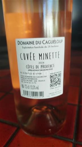 Provenza Côtes de Provenza Domaine Cageloup Minette 2024