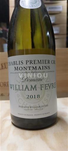 Burgundsko Chablis Premier Cru Domaine William Fèvre Montmains 2018