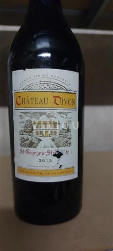 Bordeaux Saint-Georges-Saint-Émilion Château Divon 2015