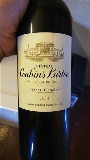 Bordeaux Pessac-Léognan Grand Cru Château Couhins-Lurton 2014