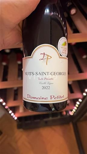 Bourgondië Nuits-saint-georges Domaine Petitot Les Poisets Vieille Vigne 2022