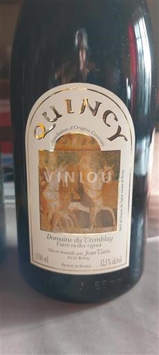 Údolí Loiry Quincy Domaine Tremblay vieilles vignes 2017