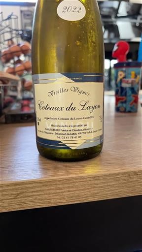 Údolí Loiry Coteaux-du-Layon EARL Bernier Vieilles Vignes 2022