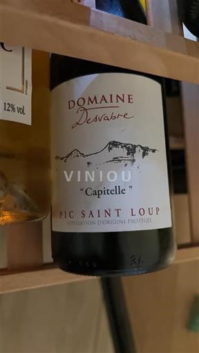 Languedoc Pic-saint-loup Domaine Desvabre Capitelle 2023