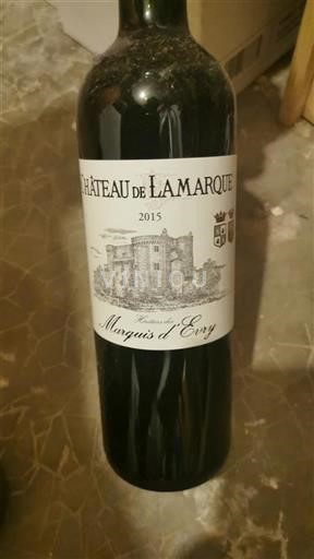 Bordeaux Haut-Médoc Château Lamarque 2015