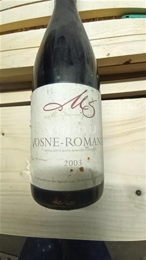 Bourgondië Vosne-Romanée Vins Bernard Gras 2003