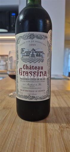 Bordeaux Nespecifikováno Château Gressina 1999