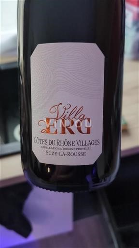Valle del Rodano Côtes-du-rhône-villages Villa ERG Suze-la-Rousse 2022