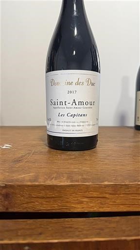 Beaujolais Saint-Amour Domaine Des Duc Les Capitans 2017