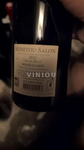 Loire Valley Menetou-Salon Domaine La Farge Clos de Davet 2022