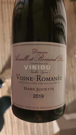 Burgundy Vosne-Romanée Domaine Armelle et Bernard Rion Dame Juliette 2019