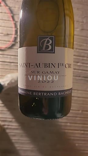 Burgundy Saint-Aubin Premier Cru Domaine Bertrand Bachelet Sur Gamay 2022