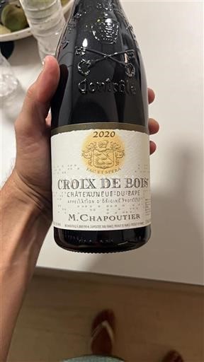 Údolí Rhôny Châteauneuf-du-Pape M. Chapoutier Croix de Bois 2020